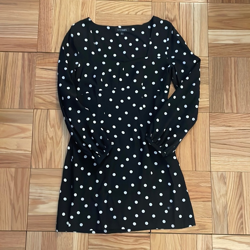 Intermix polka dot dress
